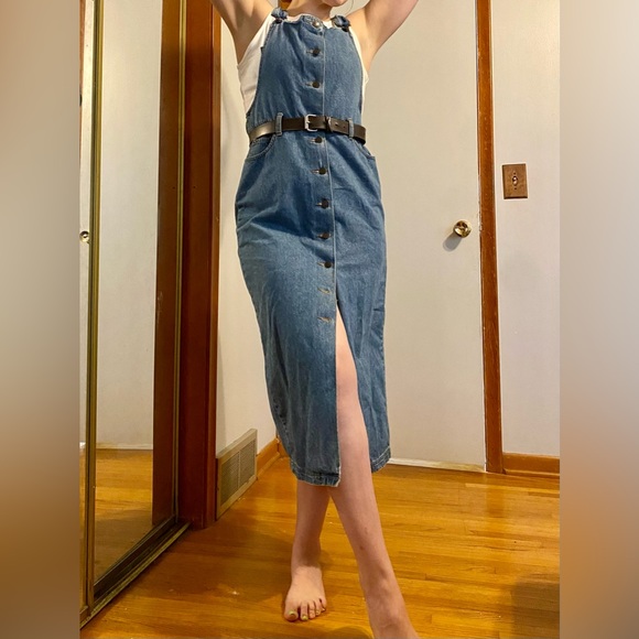 Denim Supply Company Jean Overall Dress Size 10 - Picture 5 of 6